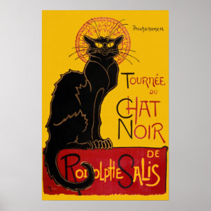 Poster Theophile Steinlen - Le Chat Noir Vintage