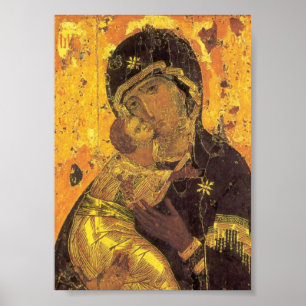 Poster Theotokos de Vladimir