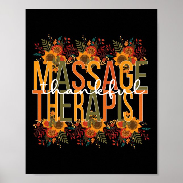 Poster Thérapeute de Mage Action de grâce Thérapie de Mag (Devant)