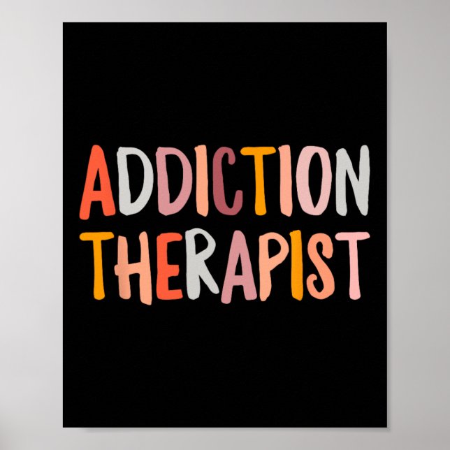 Poster Thérapeute en santé mentale Comportement (Devant)