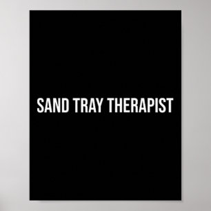 Poster Thérapeute en thérapie par le bac à sable Santé me
