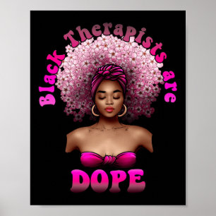 Poster Thérapeutique Travailleur de sensibilisation à la 