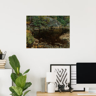 Poster Thérapie de la nature Enneking's Calming Trout Pon