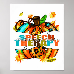Poster Thérapie de la parole Merci gracieux bienheureux a