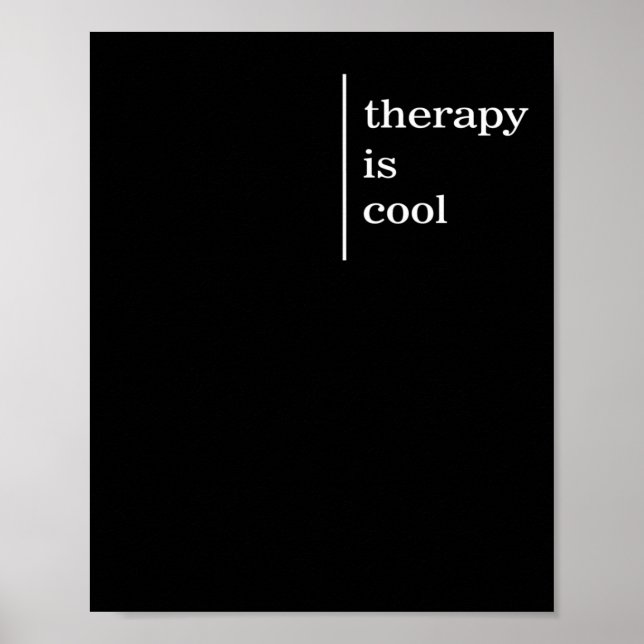 Poster Thérapie de la santé mentale est la sensibilisatio (Devant)