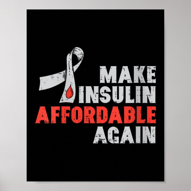 Poster Thérapie de l'insuline chez les femmes Sensibilisa (Devant)