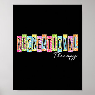 Poster Thérapie Récréative Rétro Retour À L'École Colorée