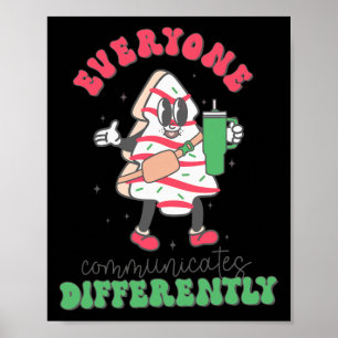 Poster Thérapie vocale Noël Tout le monde communique Diff