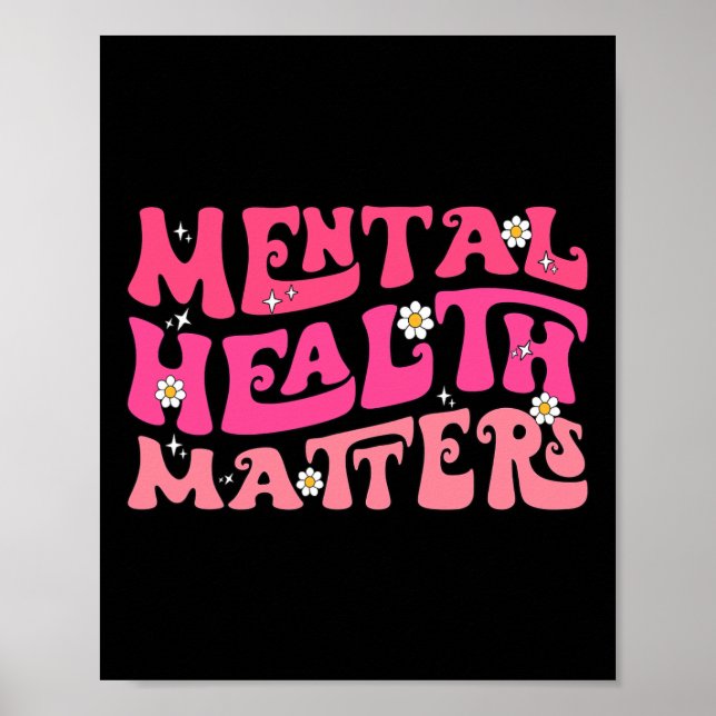 Poster Thérapies mentales pour la santé mentale (Devant)