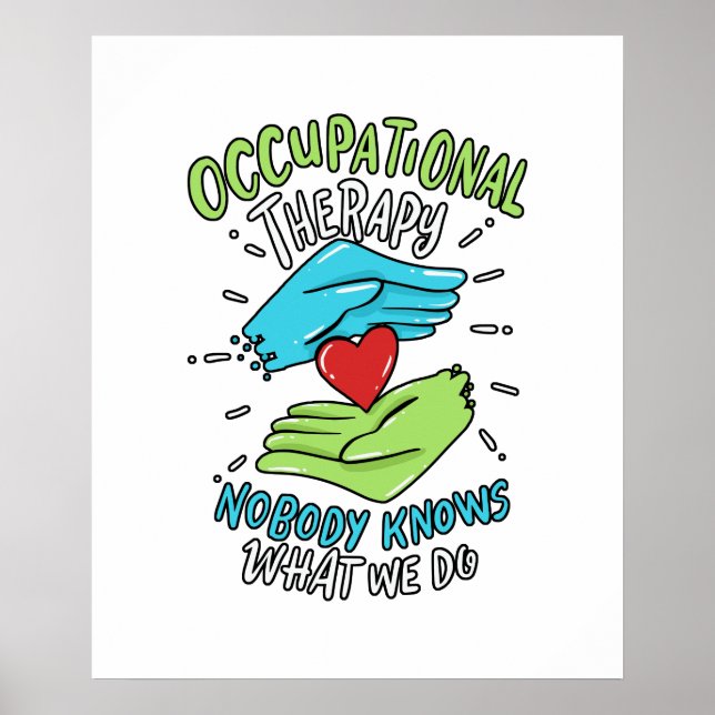 Poster Thérapies Occupational (Devant)
