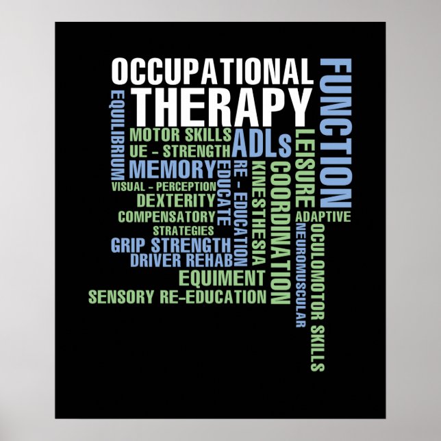 Poster Thérapies occupationnelles pour OT Month (Devant)