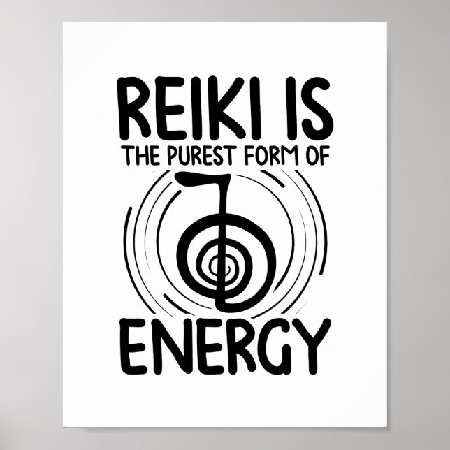 Poster Thérapies Reiki (Devant)