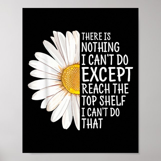 Poster There Is Nothing I Can't Do Except Reach The Top S (Devant)