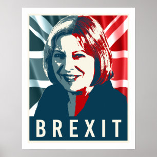 Poster Theresa May Brexit -