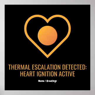 Poster Thermal Escalation Detected Heart Ignition Active