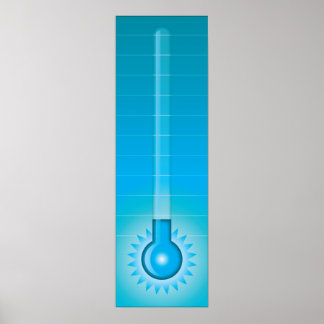 Poster Thermomètre Objectif