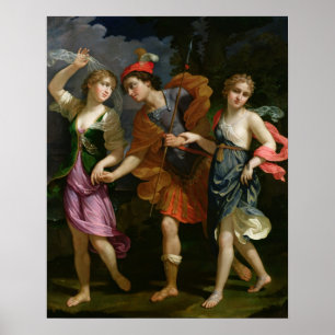 Poster Theseus avec Ariadne et Phaedra