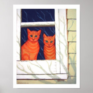 Poster TheSuperiorCat - intérieur regardant
