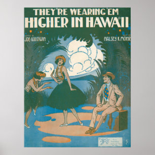 Poster They're Wearing ‘Em Higher In Hawaii