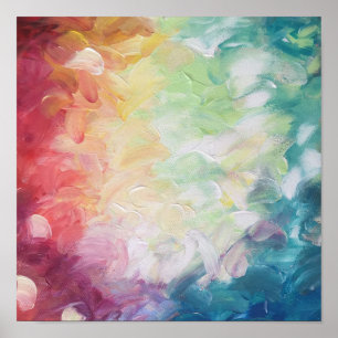 Poster Thick Textured Abstract