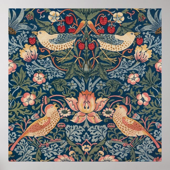 Poster Thief de fraises par William Morris (Devant)