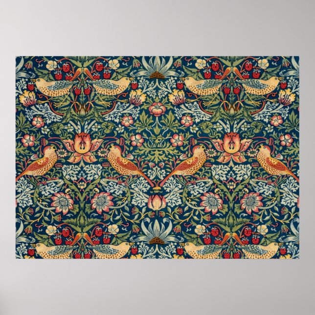 Poster Thief de fraises par William Morris (Devant)