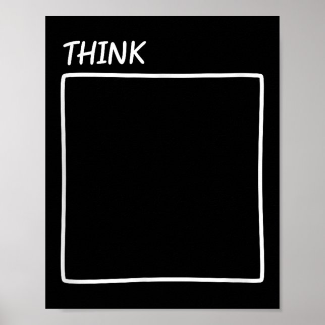 Poster Think Outside The Box New Perspective  (Devant)