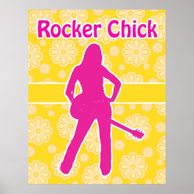Poster Think Rock Chick (Devant)