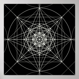 Poster Third Dimensional Sacred Geometry