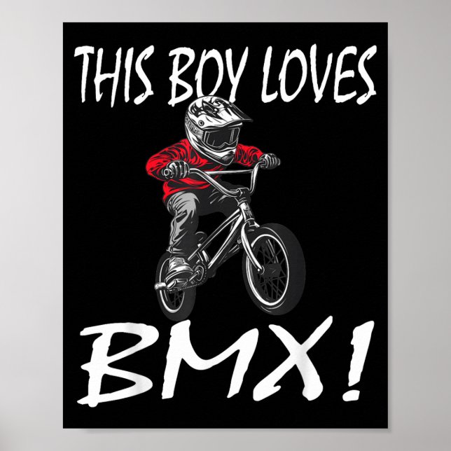 Poster This Boy Loves Bmx, Kids Bmx  (Devant)