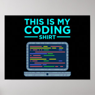 Poster This Is My Coding Computer Programming Programmer
