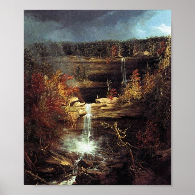 Poster Thomas Cole : Chutes de la Kaaterskill(1826) (Devant)