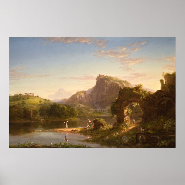 Poster Thomas Cole L'Allegro (Devant)