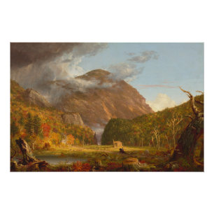Poster Thomas Cole Vue du col de la montagne