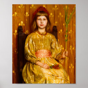 Poster Thomas Cooper Gotch : Ma couronne et mon sceptre, 