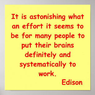 Poster Thomas Edison cite