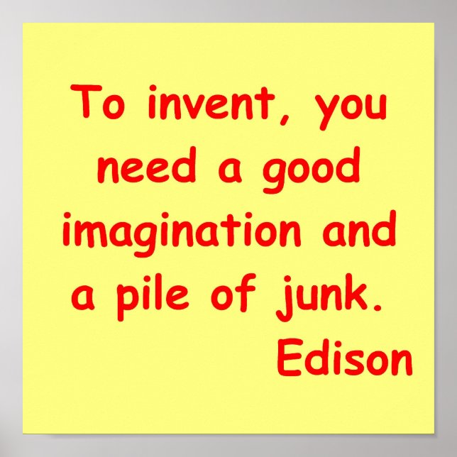 Poster Thomas Edison cite (Devant)