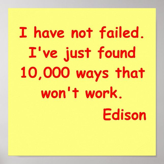 Poster Thomas Edison cite (Devant)