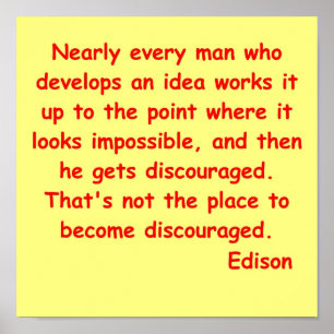 Poster Thomas Edison cite