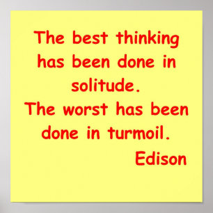 Poster Thomas Edison cite