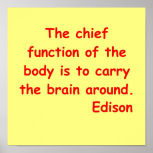 Poster Thomas Edison cite