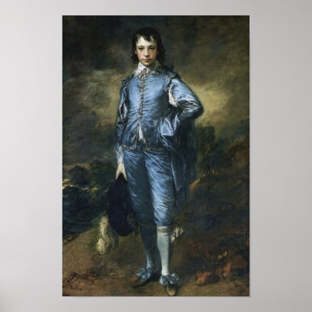 Poster Thomas Gainsborough - Little Boy Blue (Devant)