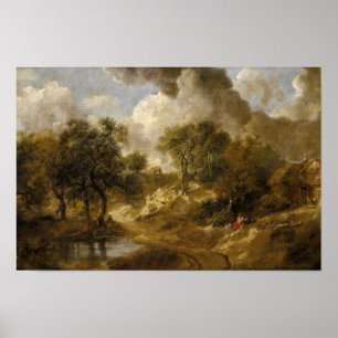 Poster Thomas Gainsborough - paysage en le Suffolk