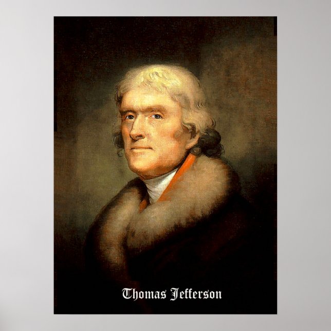 Poster Thomas Jefferson (Devant)