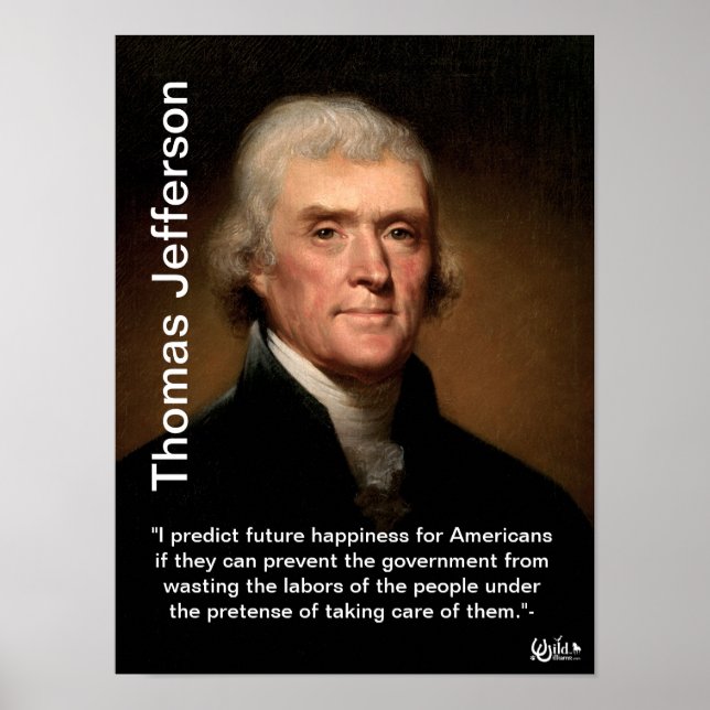 Poster Thomas Jefferson (Devant)