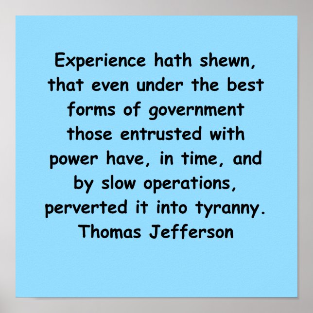 Poster thomas jefferson (Devant)