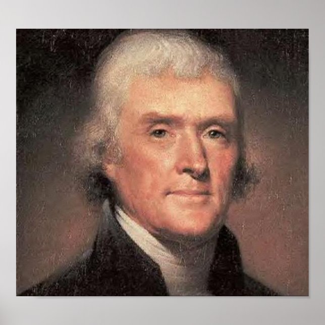 Poster Thomas Jefferson (Devant)