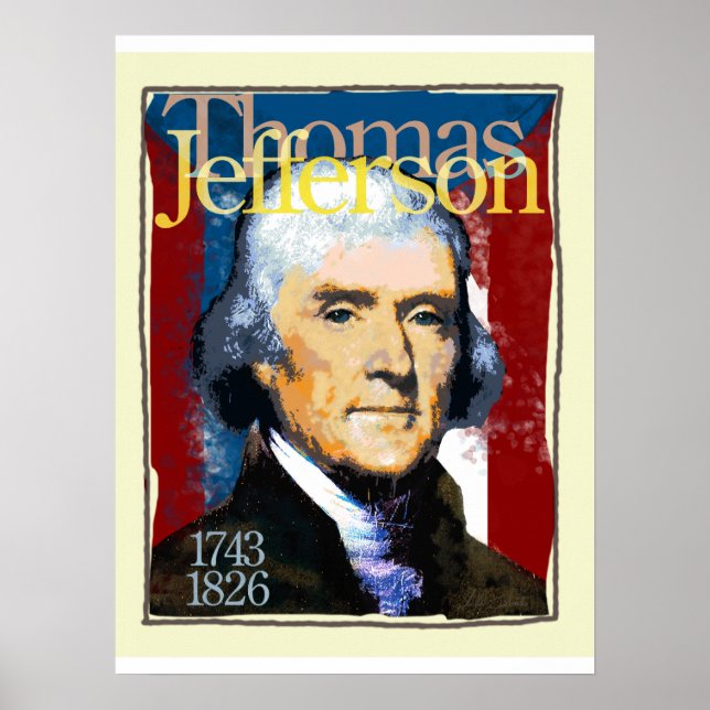 Poster Thomas Jefferson (Devant)