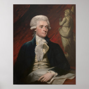 Poster Thomas Jefferson Peinture