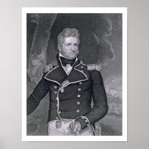 Poster Thomas Macdonough (1783-1825) gravé par John B.